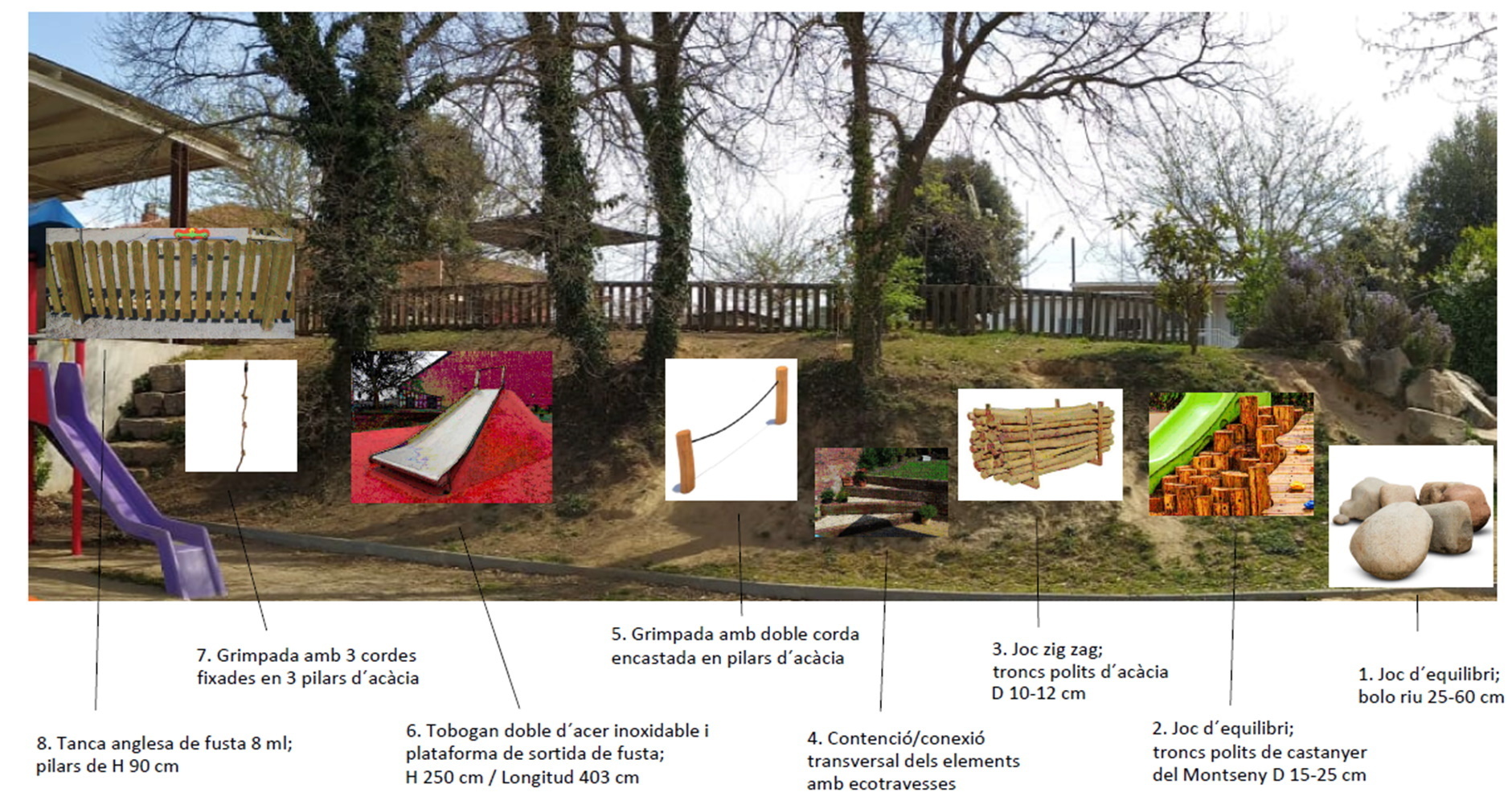 Imatge pels mitjans: Millora del pati de l’escola Les Basseroles